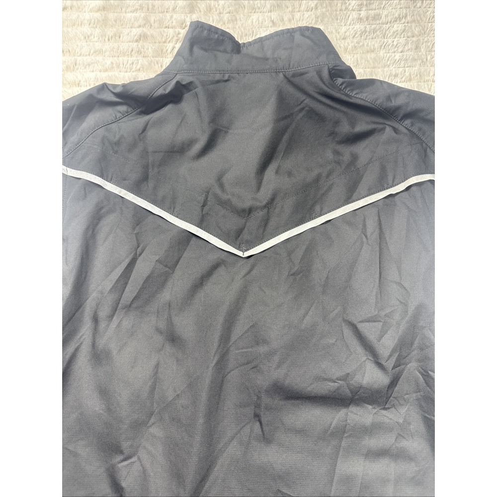 VTG Nike Athletic Black Zipped Running Vest Men Large Bowerman Series NICE - Picture 16 of 16